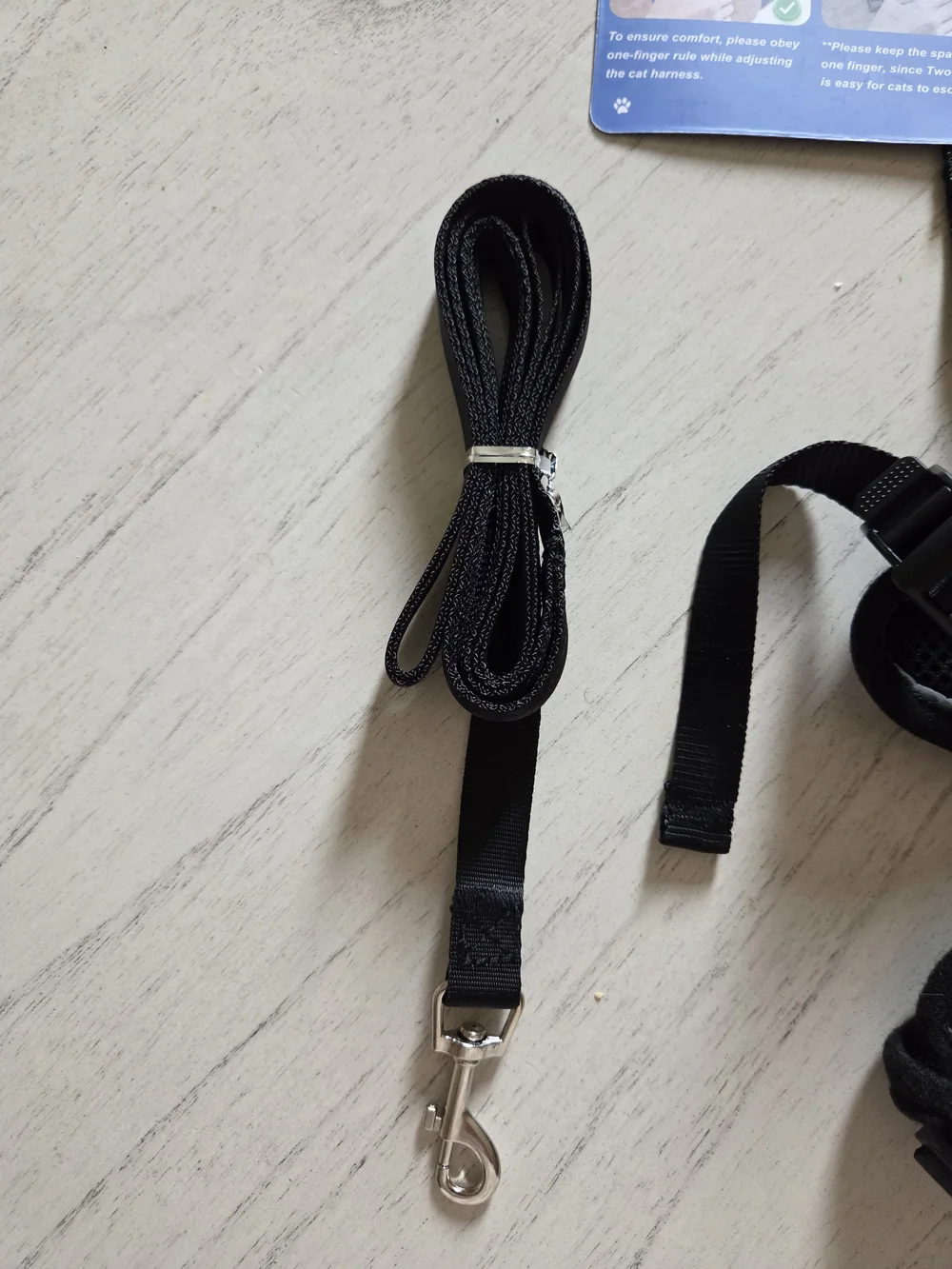 Kaazylab Cat Harness and Leash for Walking Escape Proof Soft Adjustable - Black